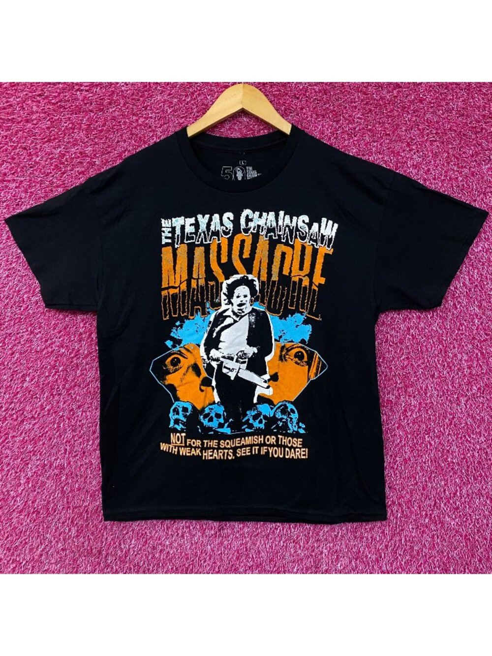 The Texas Chainsaw Massacre Who Will Survive Horror T-Shirt Large